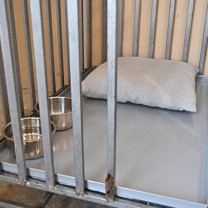 41x27.38x1 Replacement Tray for Dog Crate, Galvanized, Chew-Proof and Crack-Proof Dog Kennel Tray Replacement