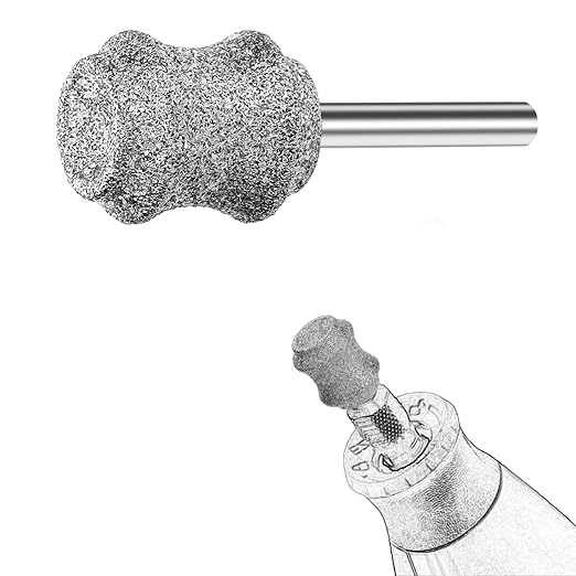 Diamond Dog Nail Grinder for Dremel - Dog Nail Grinder Attachment Bits for Large Medium and Small Dogs Cats Animals Nail Trimming (C