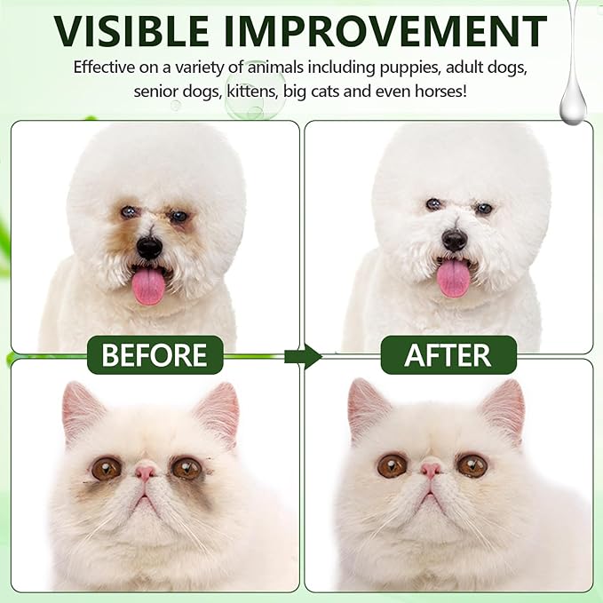 Soft Pet Eye Wipes with Aloe Vera Extract, Gentle Cleansing for Dogs & Cats - Multi-Use for Eyes, Paws, Ears & Chin Care, PH Balanced for Sensitive Skin (200 PCS)