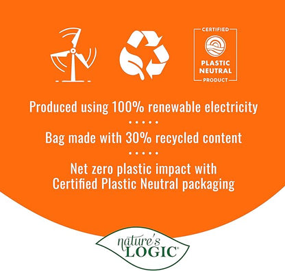 Nature's Logic Dry Dog Food - 100% Natural - No Synthetics - For All Ages, Sizes, Breeds - Free From Common Allergens, High Protein - Duck & Salmon Meal Feast, 4.4lbs
