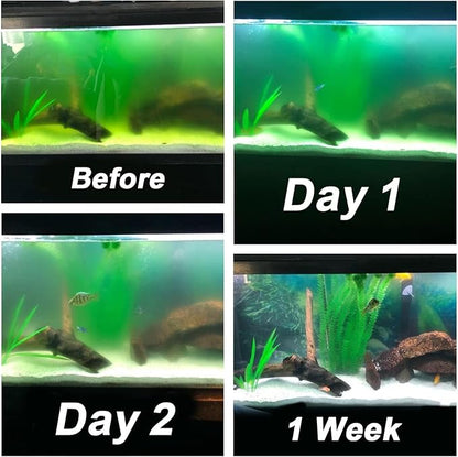 2-Pack 11W Aquarium UV Light for 55-150 Gallon Fish Tank Aquarium Algae Clean Light Green Machine Algae Remover