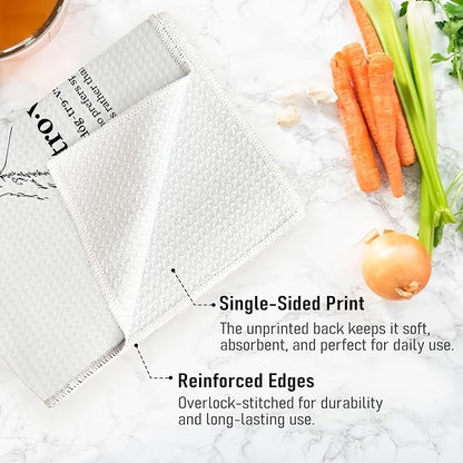 Dogtrovert Dog Kitchen Towels, Dog Lover Mom Gifts for Women Dish Towels for Kitchen Drying, Puppy Pet Lover Gifts Hand Towels for Bathroom, 16x24 Inch