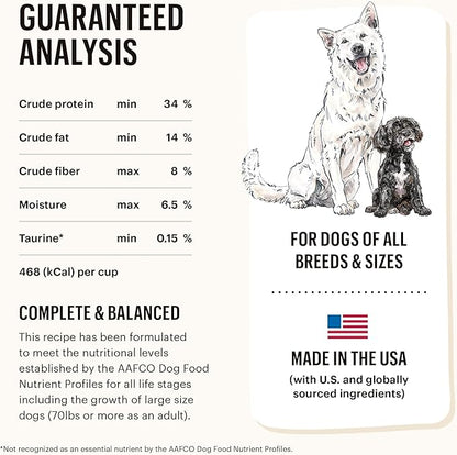 The Honest Kitchen Dehydrated Limited Ingredient Dog Food  Complete Meal or Dog Food Topper  Fish 10 lb (makes 40 lbs)