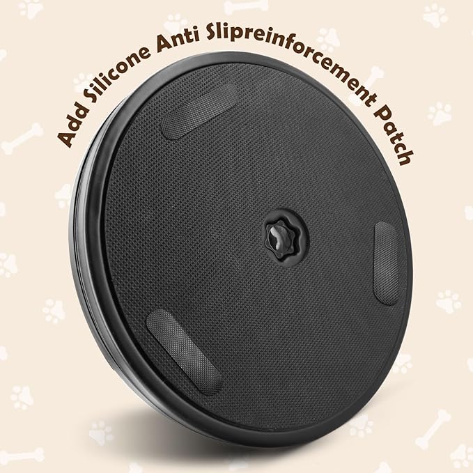 Dog Nail Scratch Board - 3 in 1 Rotatable Round Dog Scratch Pad for Nails with Treat Box, Dog Nail File Toy, Scratching Board for Dogs,Shorten Dog_ Side Nail Easier for Small and Large Dogs