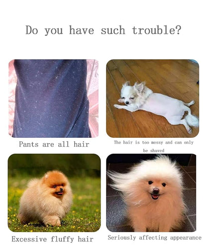 Dog Brush for Shedding,Professional Pet Grooming Tool,2 in 1 Dematting Comb & Undercoat Rake for Long Haired Dogs,Mats & Tangles Removing,Deshedding Tool for Long Haired Cats (large, red)