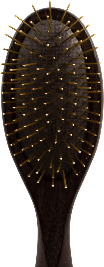 Chris Christensen 20 mm Pocket Oval Pin Dog Brush, Fusion Series, Groom Like a Professional, Brass Pins, 100% Static Free, Ground and Polished Tips, Made in Germany