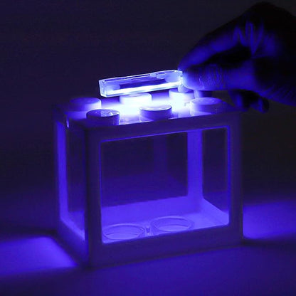 Mini Aquarium Lamp, USB Aquarium Light, LED Desktop Fish Tank Light, Small Decoration Aquarium Light, Aquarium Accessories, Blue Light