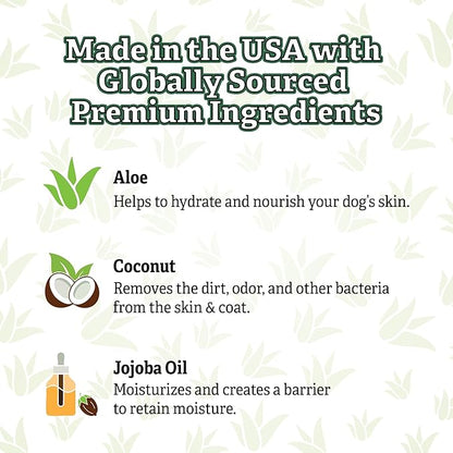 Espree Intense Itch Relief Dog Shampoo & Conditioner, Anti Itch Shampoo for Dogs, Soothes Dog Irritated & Itchy Skin, Plant-Based Moisturizing Formula for Sensitive Skin Relief, Sulfate-Free, 20oz