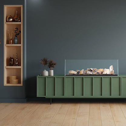 SubstrateSource Natural Stone for Aquarium, Terrarium, Paludarium, Reptile Enclosures - Set of Decorative Rocks for Landcapes, Aquascaping, Fish Tank Decor (Petrified Wood Stone, 20 Pounds, 2-7")