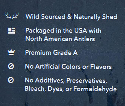 Amazon Brand - Wag Elk Antler - Whole - X-Large 9.5-10.5 inches (Best for Dogs over 45 lbs)