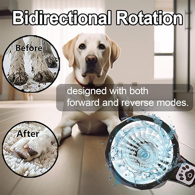 Dog Paw Cleaner, Washer with Soft Silicone Brush, Rechargeable Automatic Pet Paw Cleaner Cup for Small Medium Dogs and Cats