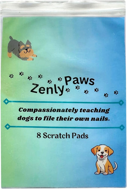 Dog Nail File & Scratch Pad Replacement - Refillable Discs & Board for Nail Care