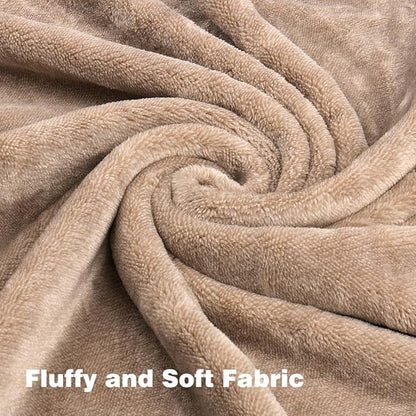 Onarway Dog Blanket Washable for Puppy: 4 Packs Dog Blankets 28_20 - Fluffy Soft Small Throw for Cat Puppy Kitten Dogs - Fleece Pet Blankets for Bed Sofa Car and Indoor - Grey and Khaki