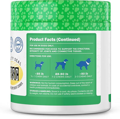 Nutricost Pets Hip & Joint Support Soft Chews for Dogs (Beef Flavored) 60 Soft Chews - Supports Healthy Joints & Mobility, NASC Certified