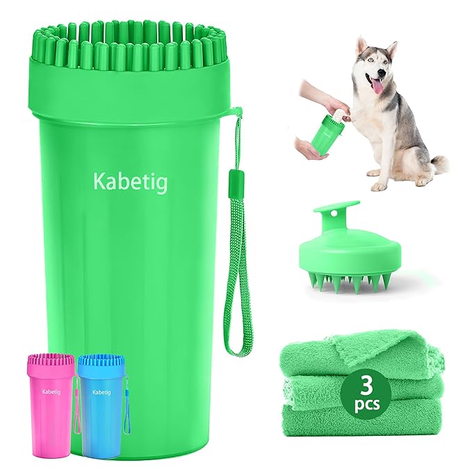 Dog Paw Cleaner for Large/Extra Large Breeds - Pet Foot Washer Cup