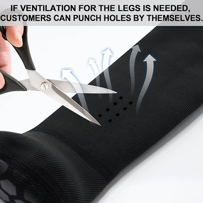 Dog Recovery Socks - Waterproof Paw Protectors with Non-Slip Sole | Post-Surgery Boots for Wound Protection | Anti-Licking Sleeves for Dogs (Black, M_Left)