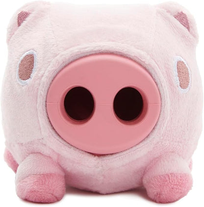 Barkbox Hambone Super Chewer Tough Dog Chew Toy for Aggressive Chewers, Plush Cover with Rubber Core - 2 Toys in 1  Two Layer Treat Dispensing Dog Toy for Large Dogs