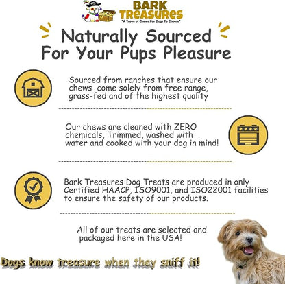 Cow Ears Dog Treats (15 Pack) - Whole Thick Cow Ear Dog Chews - Safe Rawhide Alternative - Cow Ears for Dogs