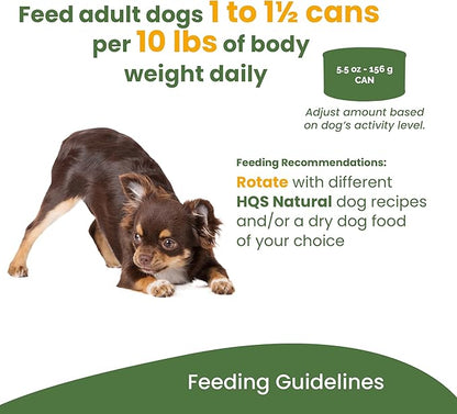 Almo Nature HQS Complete Wet Dog Food Chicken Dinner with Pumpkin 5.5 oz (Pack of 12)