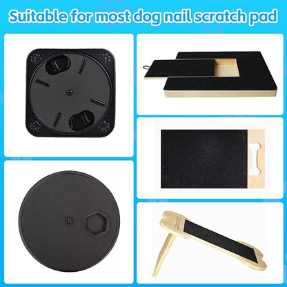 Pet Nail Self Adhesive Replacement Emery Paper, Eases Dog Nail Trimming Anxiety, Suitable for Doors and Walls(10in*13ft, White)