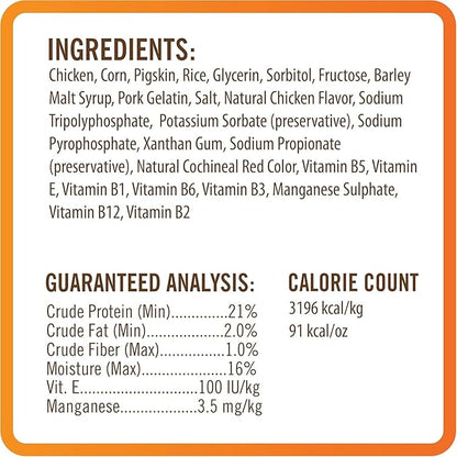 NutriChomps Dog Chews, 6-inch Braids, Easy to Digest, Rawhide-Free Dog Treats, Healthy, 4 Count, Real Chicken flavor