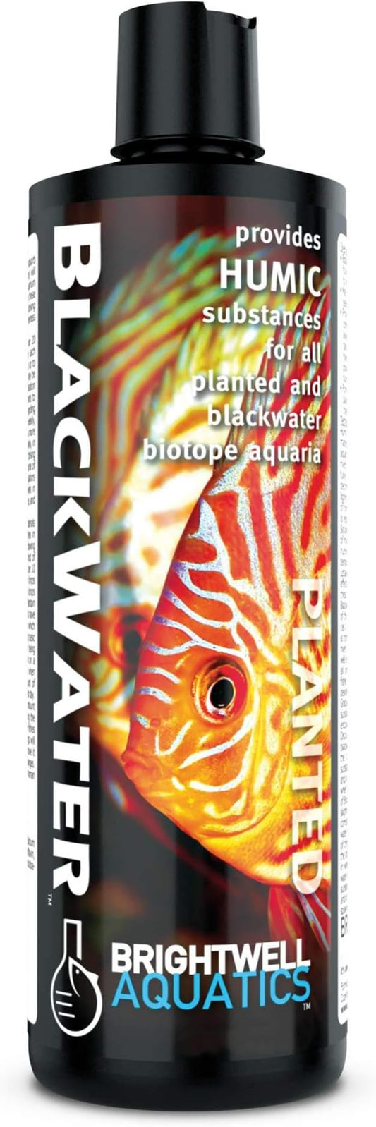 Brightwell Aquatics Blackwater Humic Fulvic Acid Supplement Simulates Natural Blackwater Conditions Supports Nutrient Uptake in Freshwater Planted Aquariums, 125 ml