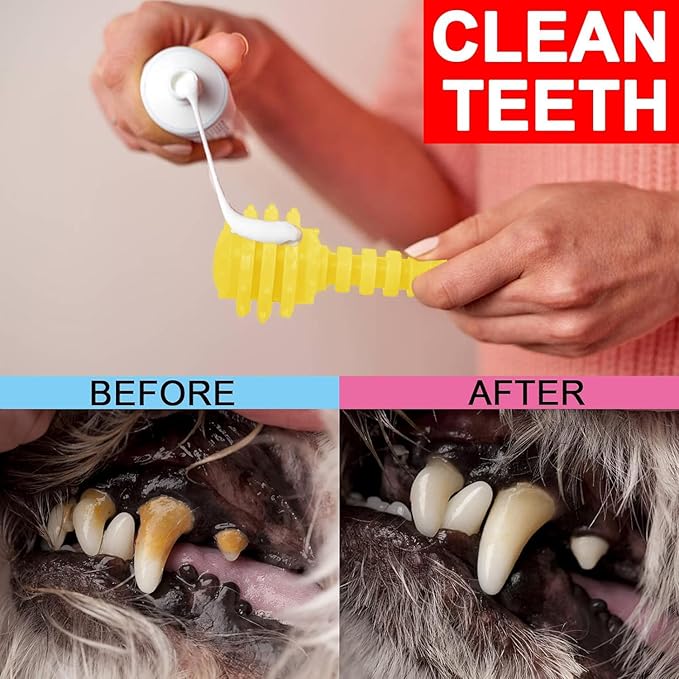 Puppy Toys, 6 Pack Dog Chew Toys for Puppy, Cute Yellow Small Dog Toys, Teething Toys for Puppies, Soft Durable Interactive Chew Toy for Small Dogs