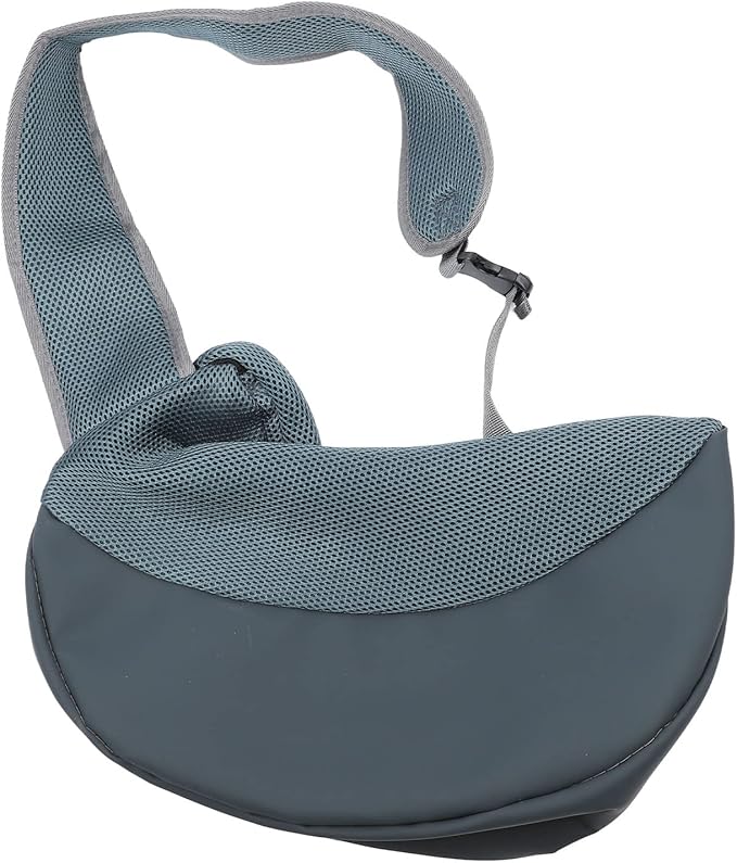 Dog and Cat Sling Carrier, Outing Breathable Shoulder Pet Dog Carrier, Travel Mesh Outdoor Safe Pet Papoose Bag, Soft Pouch and Tote Design Single Comfort Sling Handbag Tote Pouch for Travel (Black)