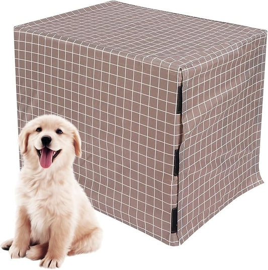 Dog Kennel Cover Oxford Pet Cage Cover Oxford Cat Crate Cover Seasons Universal Rain Dust and Sun Protection Pet Supplies for Dog Cat