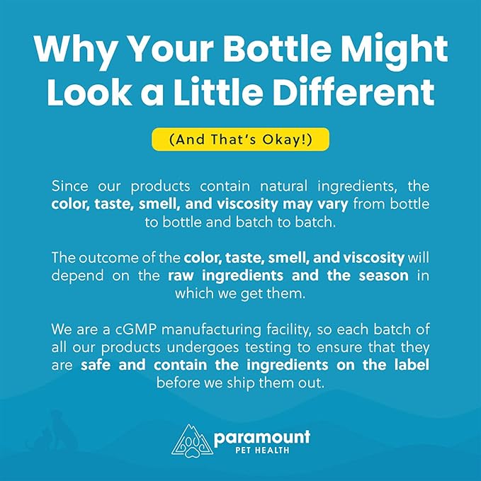 Paramount Pet Health Liquid Glucosamine for Small Dogs, 260mg Glucosamine Liquid for Dogs Joint Supplement for Mobility & Comfort, Easy-to-Use Liquid MSM & Chondroitin, 2 oz