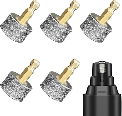 5Pcs Dog Nail Grinder Diamond Tip Replacement Heads Replaceable Paws Dog Claw Grinder Bits Pet Paws Grooming Accessories