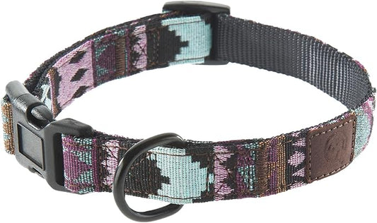 Embark Urban Dog Collar  Dog Collar Stylish & Durable Nylon Dog Collar for Large Dogs, Small Dogs & Medium Dogs.Comfortable Pet Collar Strong Buckles for Any Size Breed (Aztec, Small)