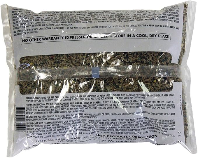 ABBA 1700 Canary Bird Food 5lbs