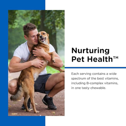 Nutri-Vet Multi-Vite Chewables for Adult Dogs, Dog Vitamins, Pet Essentials, Potent Antioxidants, Strong Bones, Supports a Balanced Diet, Pet Supplements, 120 Count
