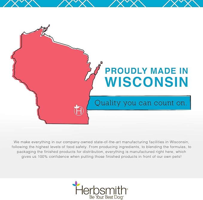 Herbsmith Microflora Plus  Dog Digestion Aid _robiotics and Digestive Enzymes for Dogs  Prebiotic for Dogs  120 Capsules