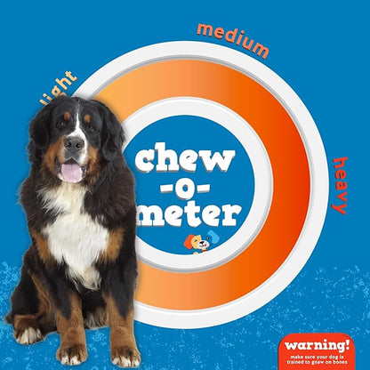 Jack&Pup Knee Bones Dog Treats | Roasted Dog Chew Bones | Single Ingredient All Natural Long Lasting Dog Bone- Savory Smoked Beef Flavor (10 Pack)