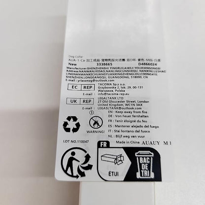 AUAUY Reflective Nylon Dog Collars, Adjustable Classic Pet Collars with Soft Neoprene Padding, Double Security Dual D-Ring and Quick Release Buckle for Small Puppy, Medium and Large Dogs (Purple-M)