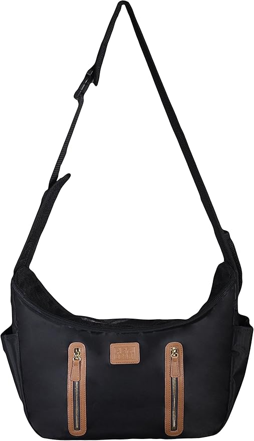 Pet Gear Tote/Sling Carrier for Cats/Dogs, Storage Pocket, Removable Washable Liner, Zippered Top and Mesh Windows, 2 Models, 6 Colors