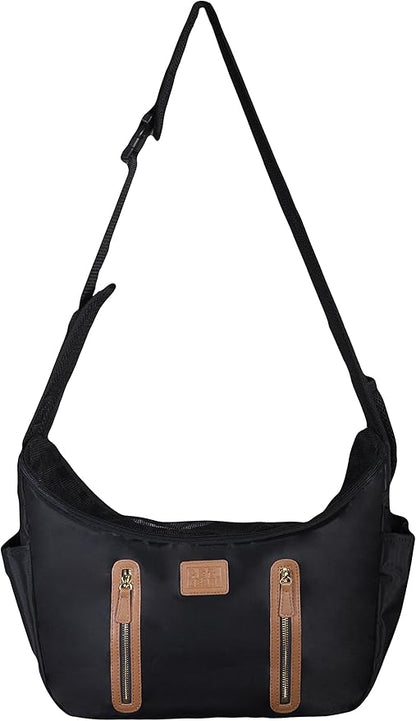 Pet Gear Tote/Sling Carrier for Cats/Dogs, Storage Pocket, Removable Washable Liner, Zippered Top and Mesh Windows, 2 Models, 6 Colors