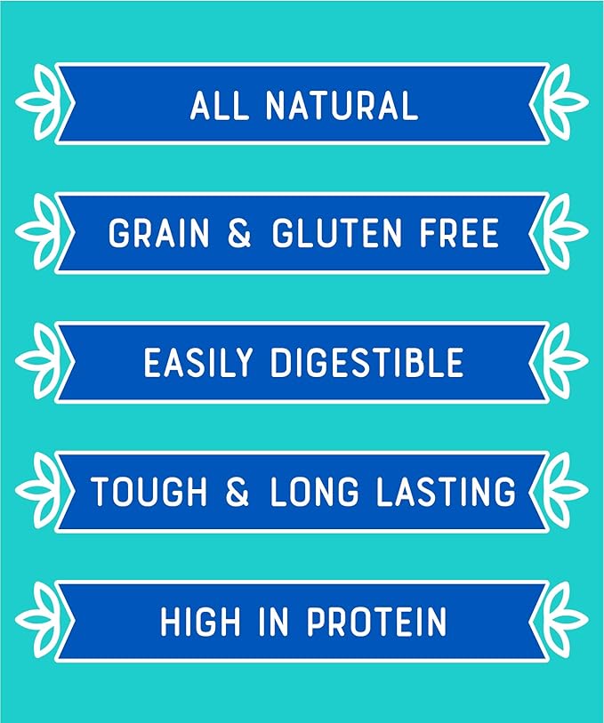 All Natural Himalayan Yak Chews for Dogs | Natural Long Lasting Dog Chew Made from Yak Milk | Great for Aggressive Chewers | Does Not Stain Carpets or Furniture