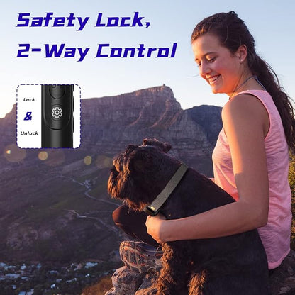 Dog Training Collar with 3300Ft Remote Range 4 Training Modes for Larde Medium Small Dogs Waterproof Electric Collar