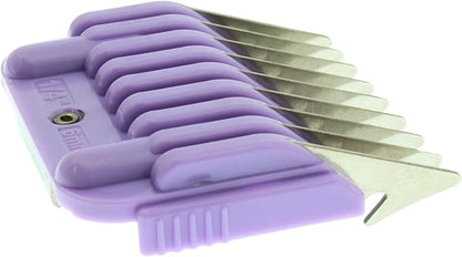 6mm 1/4" Animal Clipper Guard Attachment (Not Compatible on 5-in-1 Blade) for A5 Series Clippers |Stainless Steel Blade for Dog Groomers| Snap-On/Off Guard Combs for Dog Grooming (Standard COMB6MM)