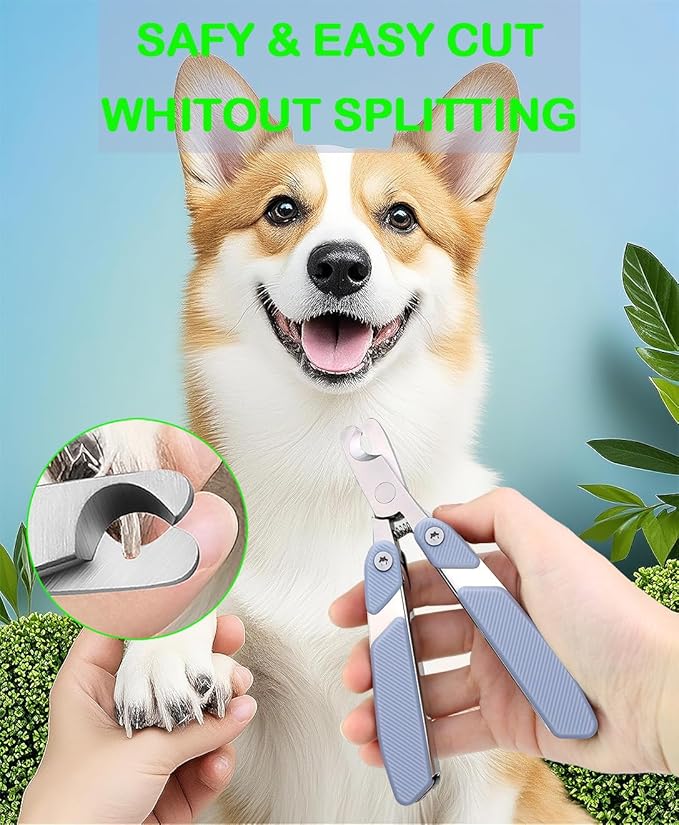 Portable Dog Nail Clippers with Foldable Design Cat Nail Trimmer