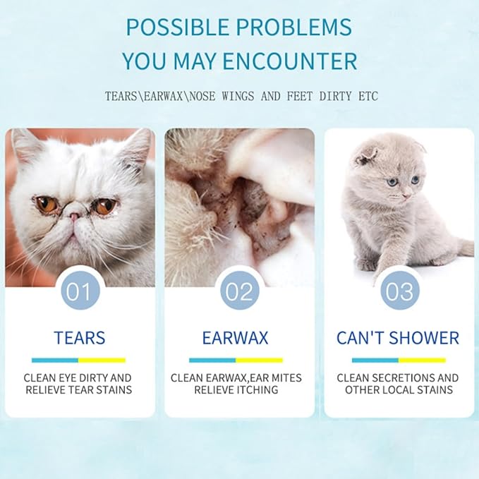 4 Pack Unscented Pet Wipes for Dogs & Cats Travel - 10 Individually Wrapped Waterless Cleaning Wipes per Box, Gentle Puppy Kitten Grooming Supplies for Outdoor, Paws & Fur Care (40 Count)