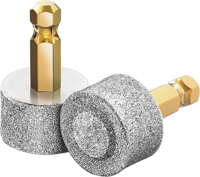 Dog Nail Grinder Replacement Head Drills Pet Nail Grinder Replacement Professional Spare Grinding Head for Dog Claw (2Pieces)