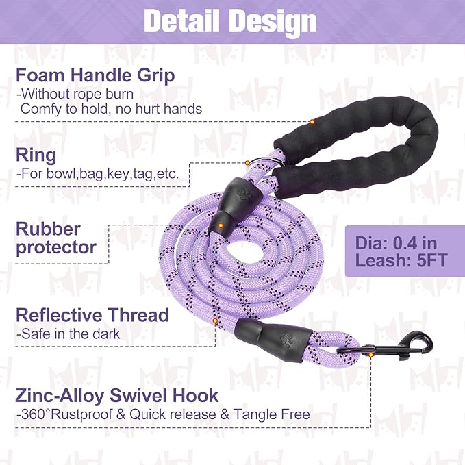 BEAUTYZOO Small Dog Harness and Leash Set, Step in No Chock No Pull Soft Mesh Dog Harnesses Reflective for Extra-Small/Small Medium Puppy Dogs and Cats, Plaid Dog Vest Harness for XS S Pets, Purple L