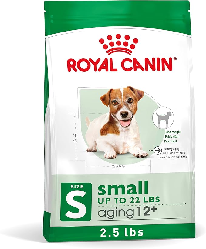 Royal Canin Size Health Nutrition Small Aging 12+ Senior Dry Dog Food, 2.5 lb Bag