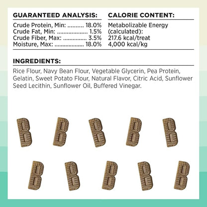 BIXBI Natural Dog Dental Care Chews Oral Health Dog Treats, for Medium/Large Size Dogs, 15 Treat Pack