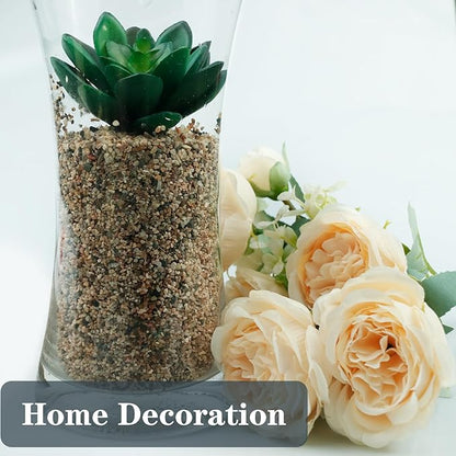 Silica Gravel, Multi-Purpose Mixed Silica Sand for Fire Pits, Aquariums and Landscaping, 11LB Medium