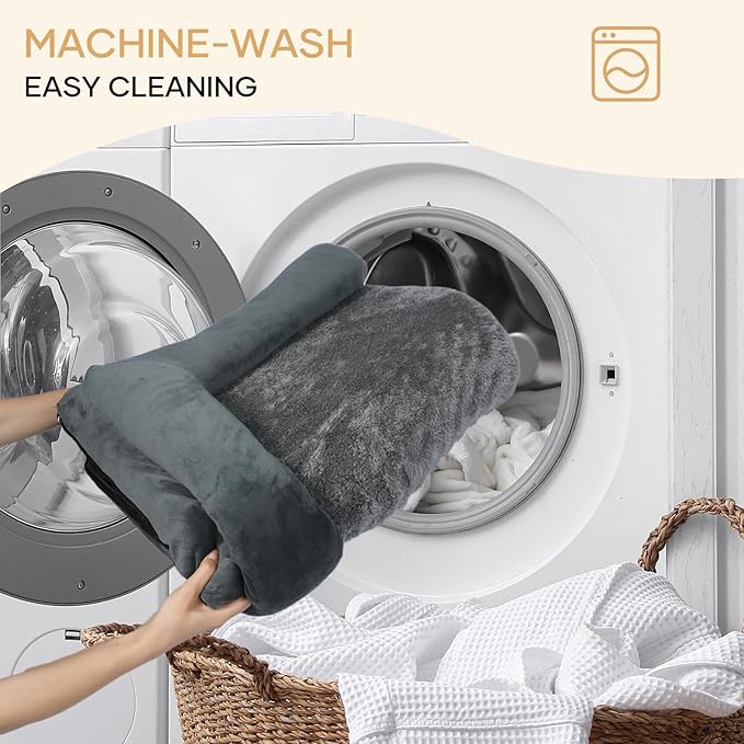 Dog Beds Large Sized Dog, Orthopedic Dog Bed, Waterproof Dog Bed, Washable Dog Bed, 39" x 23" x 7" Dark Gray